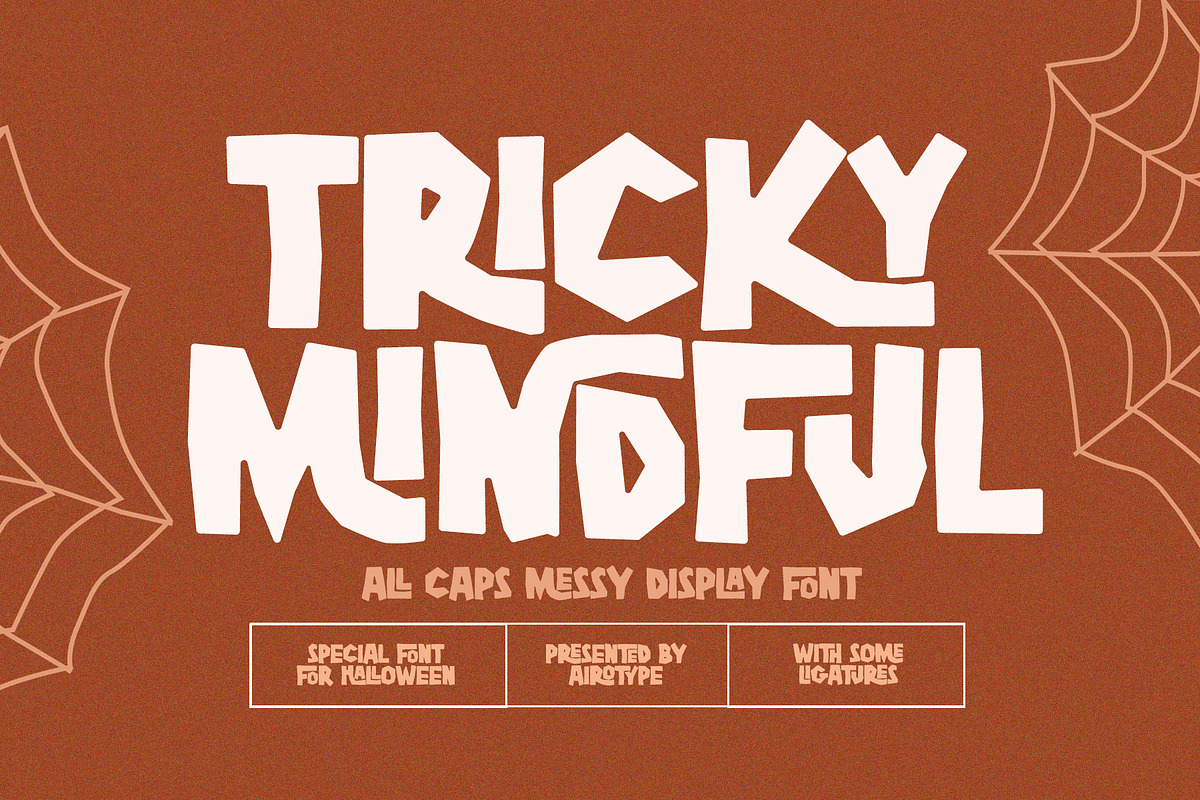 Tricky Mindful All Caps Ugly Font, a Sans Serif Font by Airotype (Photo 1 of 12)