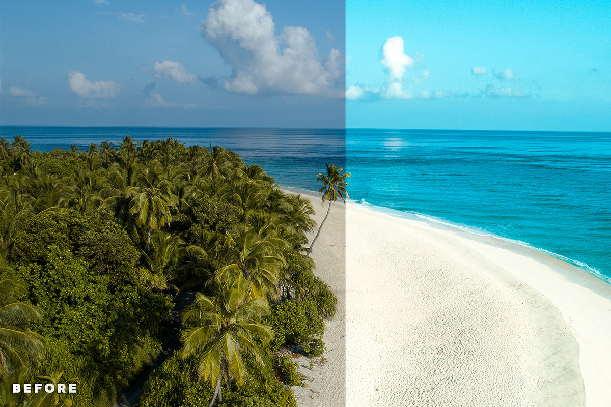 Tropical LUTs for Color Grading, an Action Add-On by Presetsh.com (Photo 8 of 8)