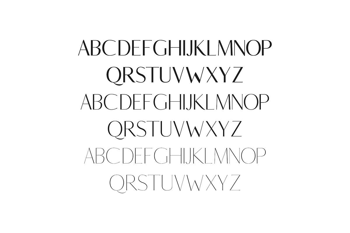 Berton Sans Serif 3 Font Family Pack preview 2