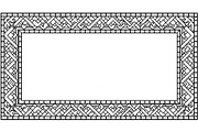 Geometric Border Frame Bundle, an Illustration by Designer_Momina (Thumbnail 20 of 31)
