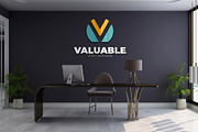 PSD Office Room Wall Logo Mockup, a Product Mockup by Ayy (Thumbnail 8 of 13)