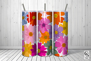 Colorful Whimsical Flowers Patterns, a Pattern Graphic by Creative Store (Thumbnail 3 of 5)