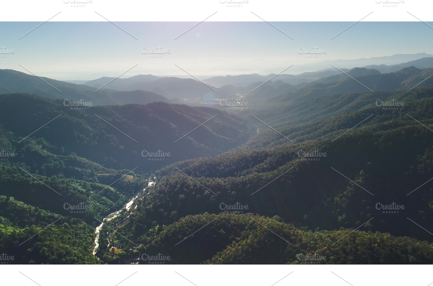 Aerial view of Chiang Mai Province, a Nature Photo by Goinyk