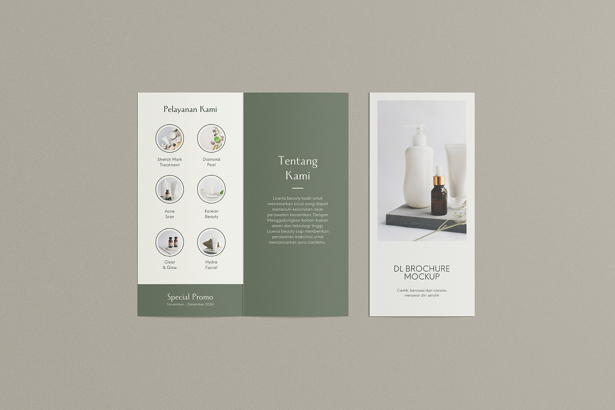 Bifold DL Flyer Mockup, a Print Template by simuradi (Photo 5 of 9)