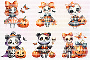 Cute Halloween Skull Clipart, an Illustration by CreationArt (Thumbnail 3 of 5)