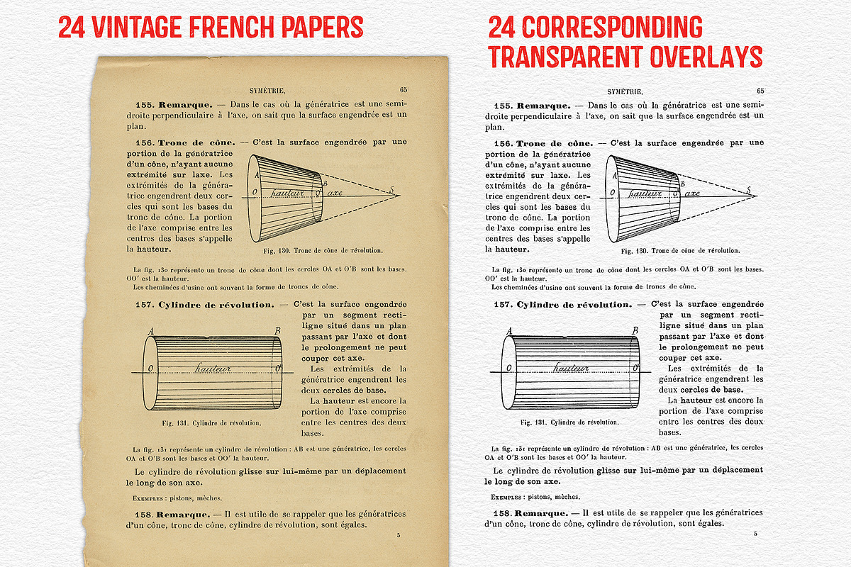 1912 French Geometrie Graphics, an Illustration by French Kiss Collections (Photo 4 of 8)