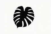 Stylized Monstera Leaf Bundle, an Illustration by hafijul (Thumbnail 6 of 9)