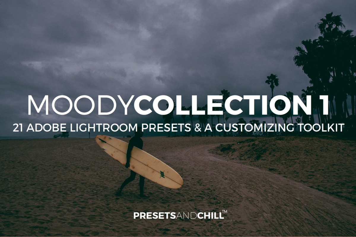 MOODY COLLECTION 1 - Adobe Lightroom, a Plug-in Add-On by PRESETS and CHILL (Photo 1 of 5)