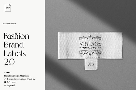 Editable Fashion Label Template