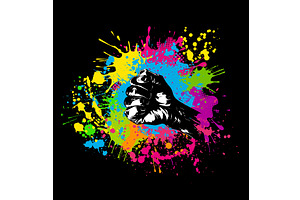 Hand and fist with blots. hand, an Object Illustration by Nenahliadava Design
