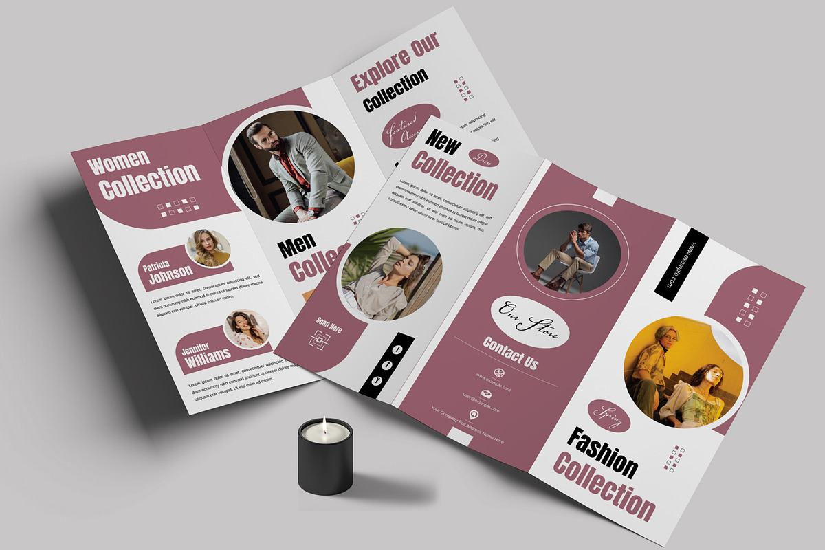 Minimal Trifold Brochure Template, a Brochure Template by MightyDesign (Photo 1 of 7)