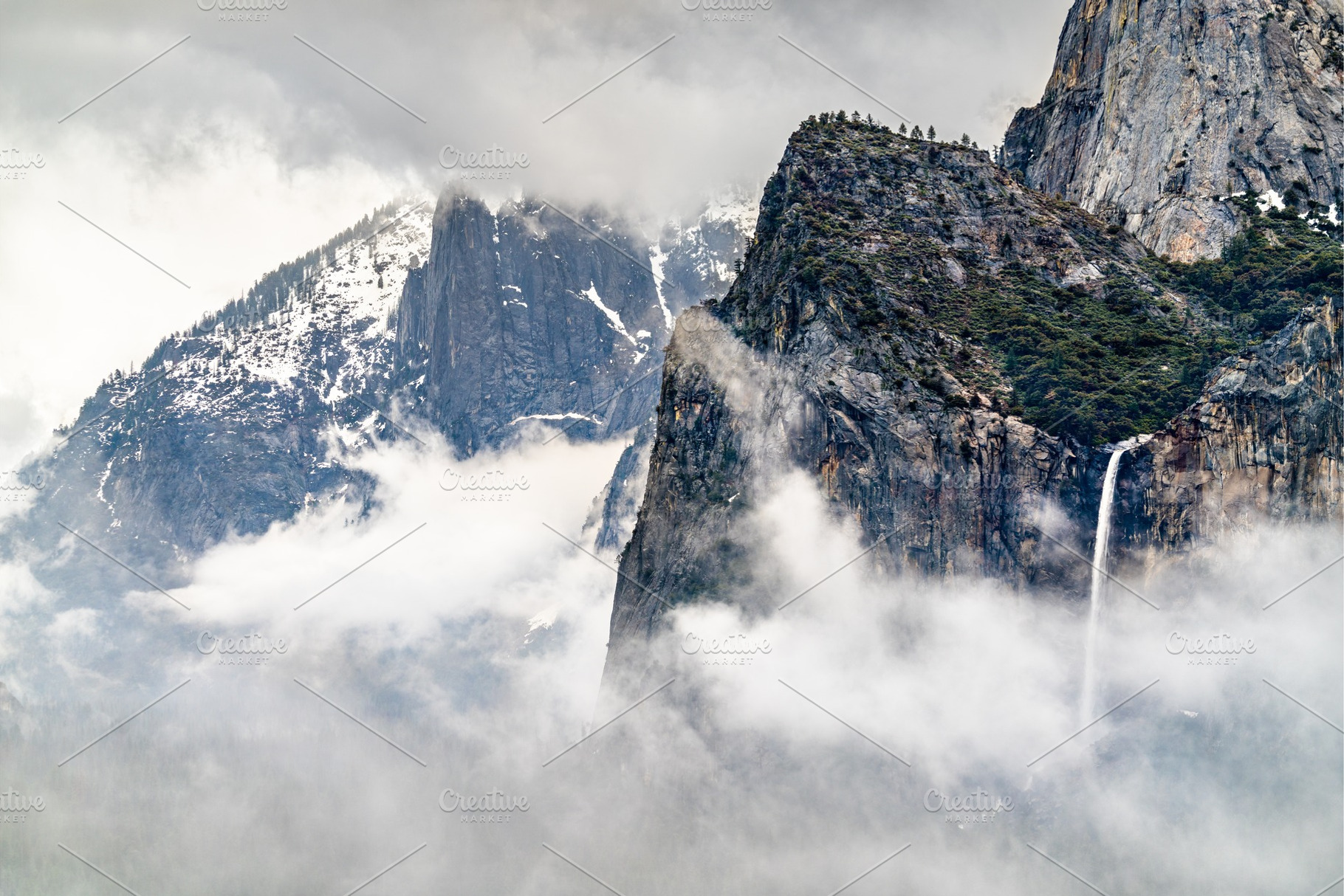 Iconic view of Bridalveil Fall in, a Nature Photo by Leonid Andronov