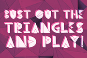Break Thru - Geometric Font, a Sans Serif Font by Jordan Dale Young (Thumbnail 2 of 5)