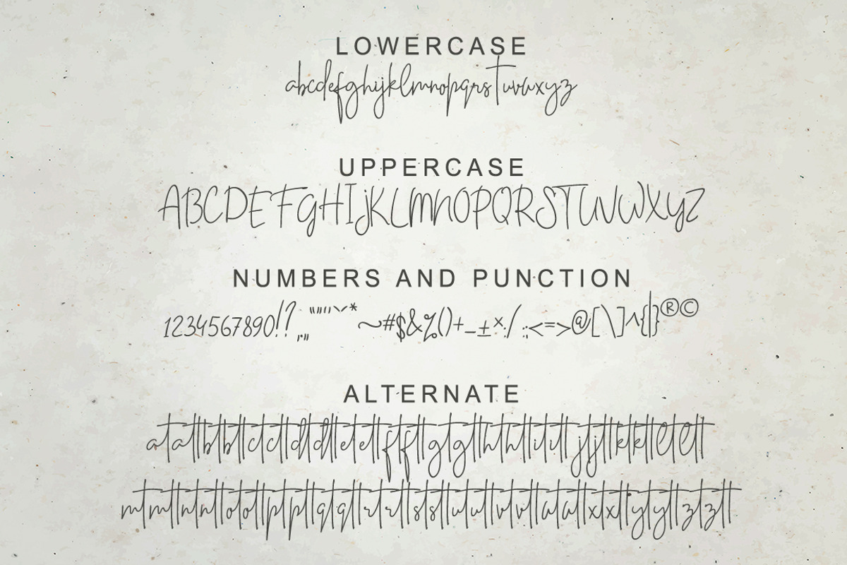 Casttano - Signature Font preview 7