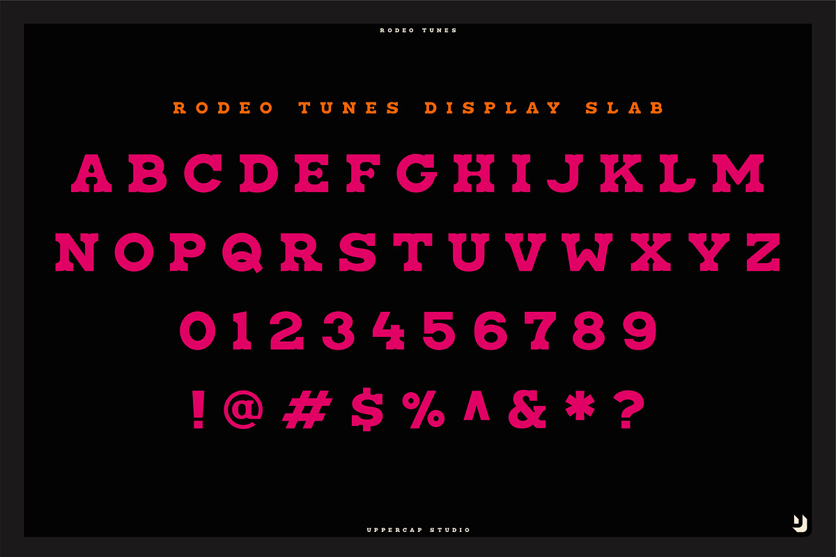 Rodeo Tunes - Western Slab Serif, a Slab Serif Font by UppercapType (Photo 2 of 21)