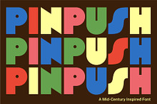 Pinpush - Retro Sans Serif Display