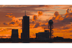 View From Sea Beach To Cityscape, a Graphic by Our Amazing World
