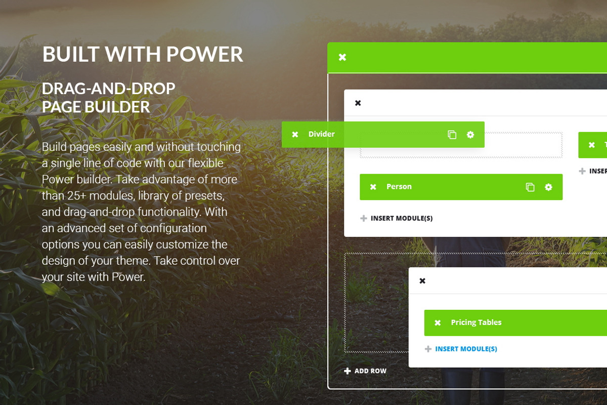 Agriculture Farming Wordpress Theme, a WordPress Template by Zemez (Photo 2 of 6)