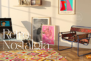 RETRO NOSTALGIA | Frame Mockup set, a Household Mockup by yuliyuri.studio (Thumbnail 1 of 14)