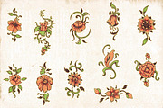 Hand Drawn Vector Floral, a Background Graphic by NStudio (Thumbnail 3 of 5)