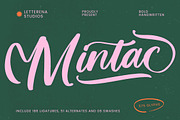 Mintac Bold Handwritten Font, a Script Font by Letterena Studios Script (Thumbnail 1 of 20)