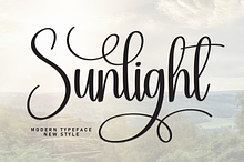 Sunlight | Script Font