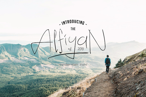 Alfiyan Handwritten Font