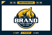 Excavator Logo Landscaping Equipment, a Branding & Logo Template by slLametDesigns (Thumbnail 1 of 6)
