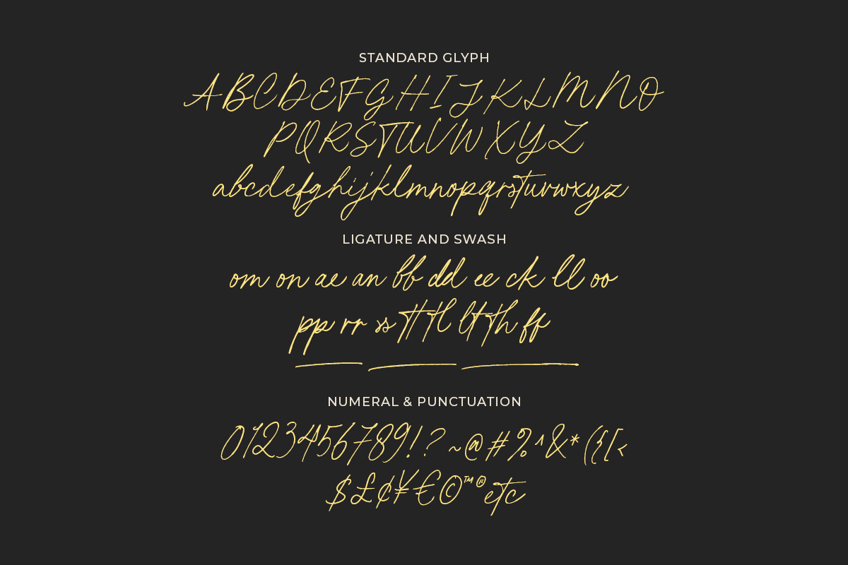 Les Romantic - Rough Handwritten, a Handwritten Font by Sarid Ezra (Photo 9 of 9)
