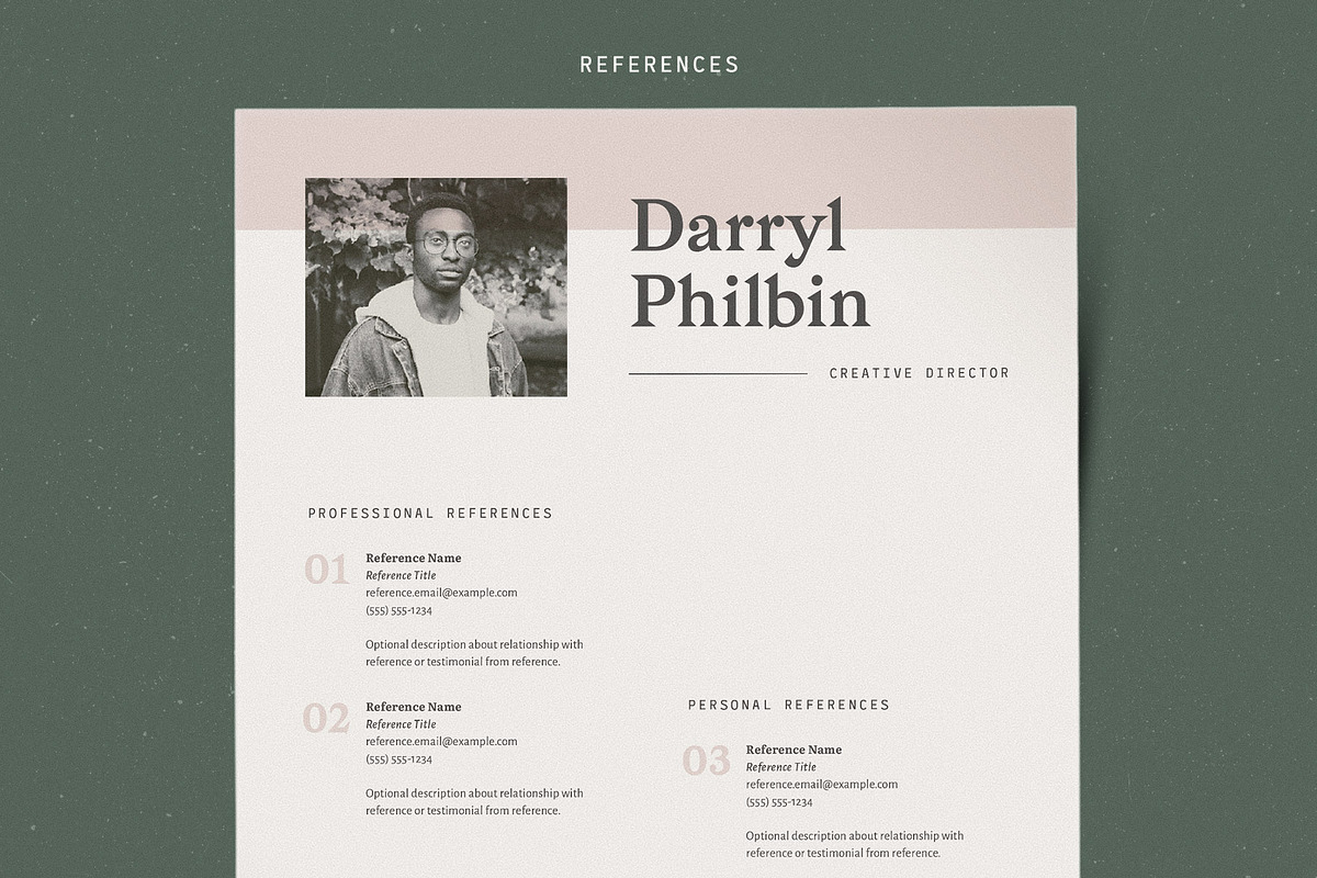 Resume with Picture / CV with Photo, a Resume Template by More Profesh (Photo 4 of 8)