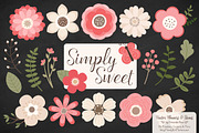 Coral Flowers Vectors, an Illustration by Amanda Ilkov (Thumbnail 2 of 4)