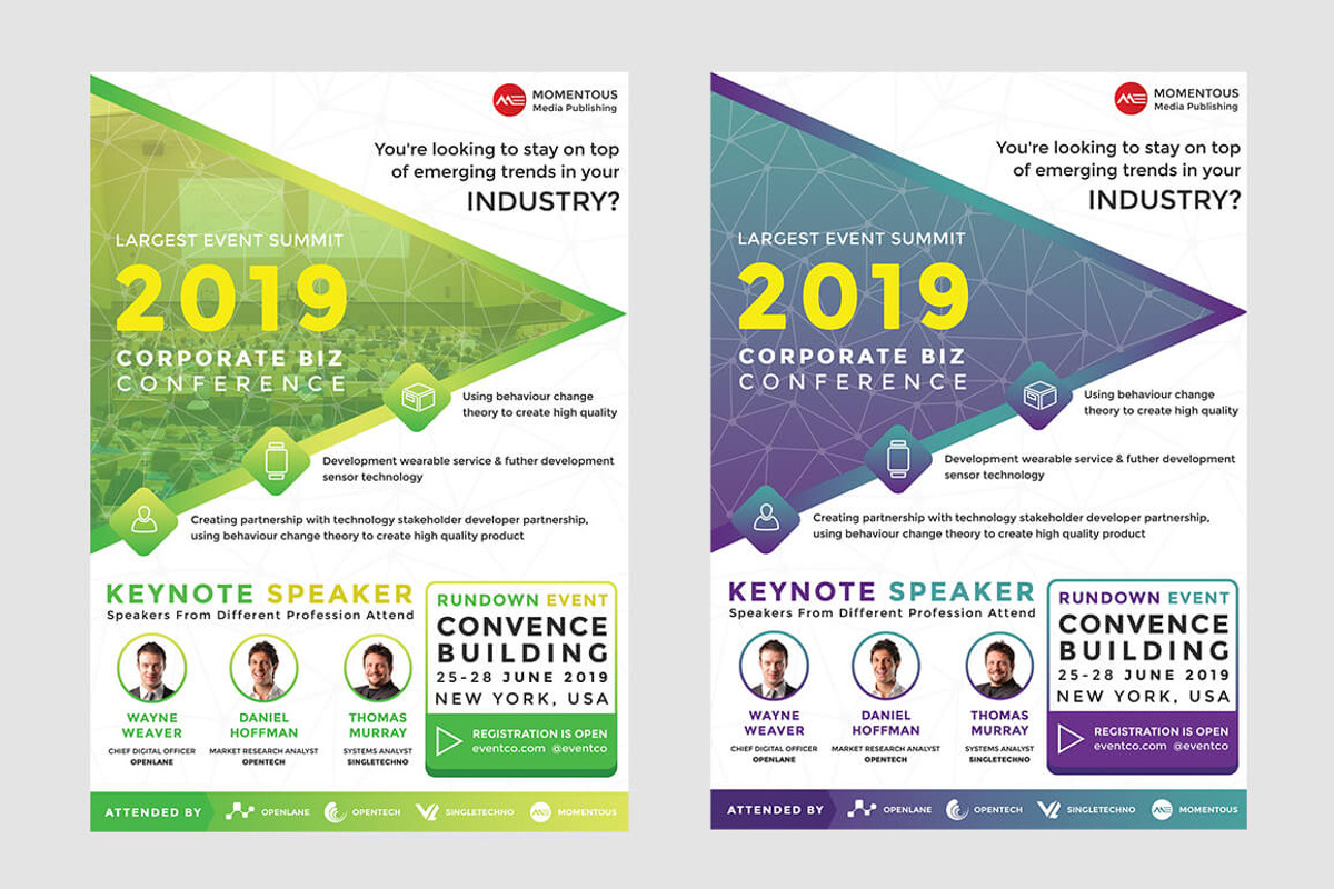 Corporate Business Event Flyer, a Flyer Template by Affantjie Photowork (Photo 2 of 4)