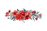Elegant Watercolor Floral Border Set, an Object Graphic by Designs_River (Thumbnail 13 of 13)