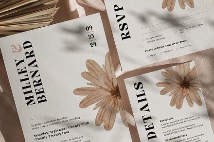 Floral Invitation Canva Template