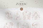 Zodiac Collection, an Animal Illustration by PatrushevaYana (Thumbnail 4 of 21)