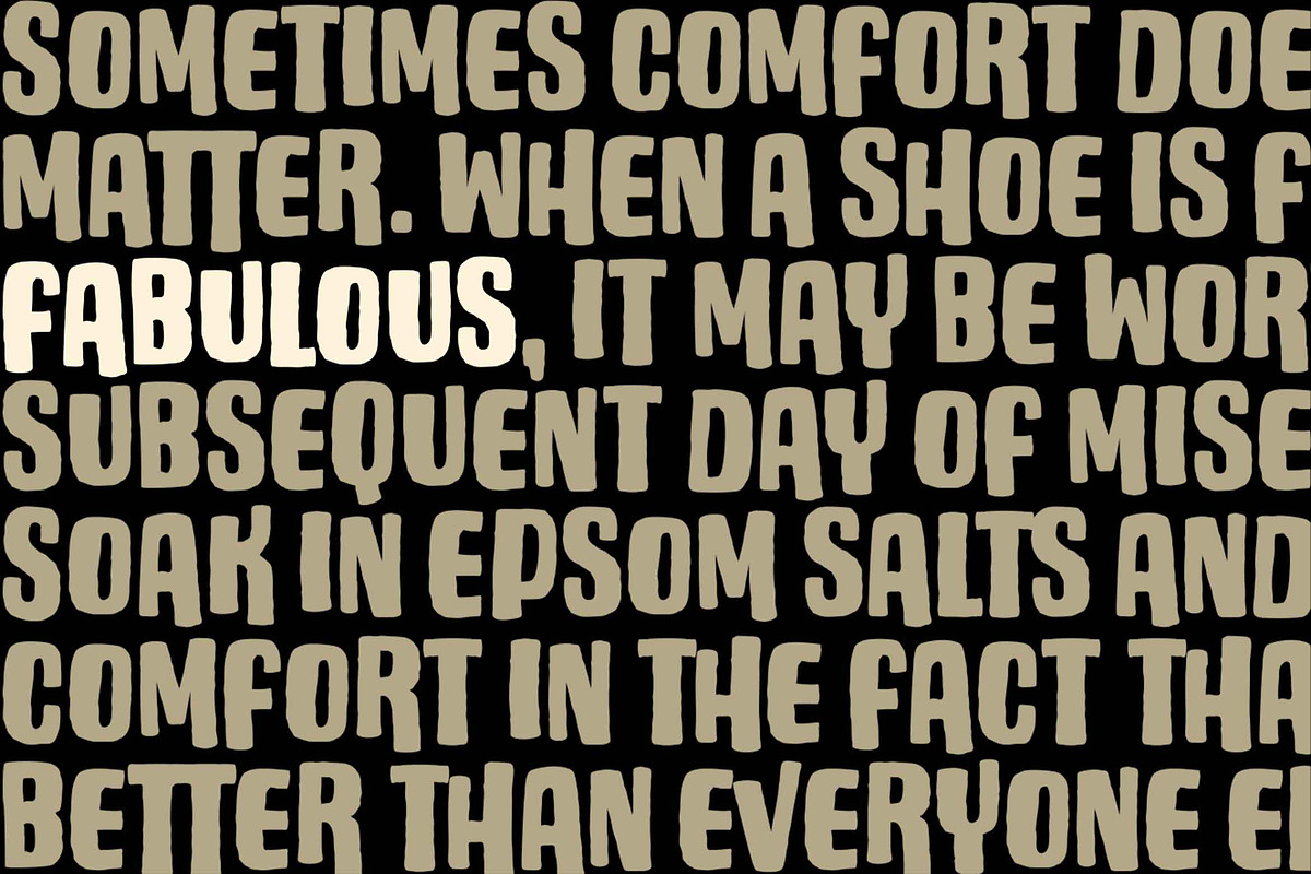ROCKIES - Rough Display Font preview 5