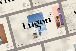 Lugon Classic Modern Typeface