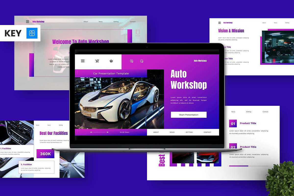 Auto Workshop - Car Keynote