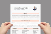 Resume Template and Cover Letter, a Resume Template by designvillage (Thumbnail 6 of 13)