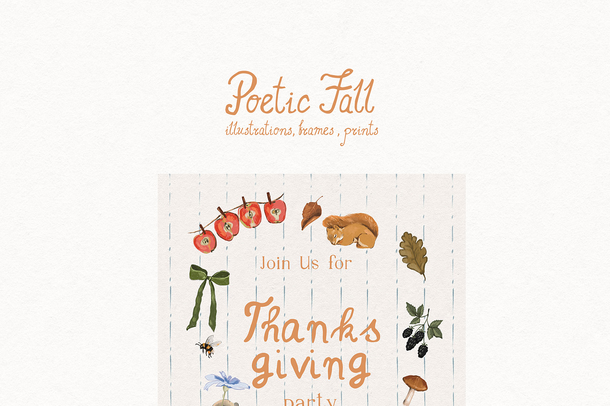 Fall Cottagecore Illustration Frames, a Decorative Illustration by whiteheartdesign (Photo 17 of 19)