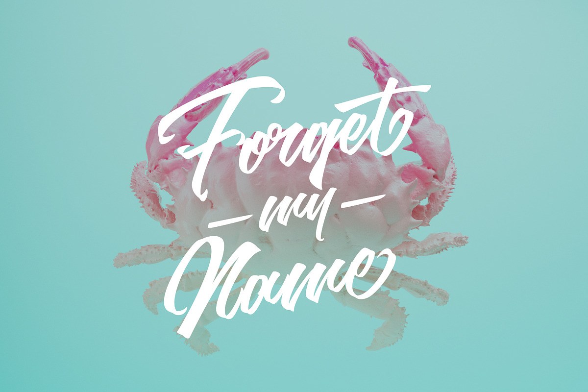 Goliath script font preview 4