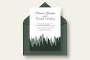 Woods Wedding Invitation Suite, an Invitation Template by Knotted Design (Thumbnail 2 of 4)