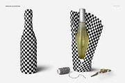 Wrapping Paper Wine Bottle Mockup, a Pens & Pencil Mockup by creatsy5 (Thumbnail 24 of 27)