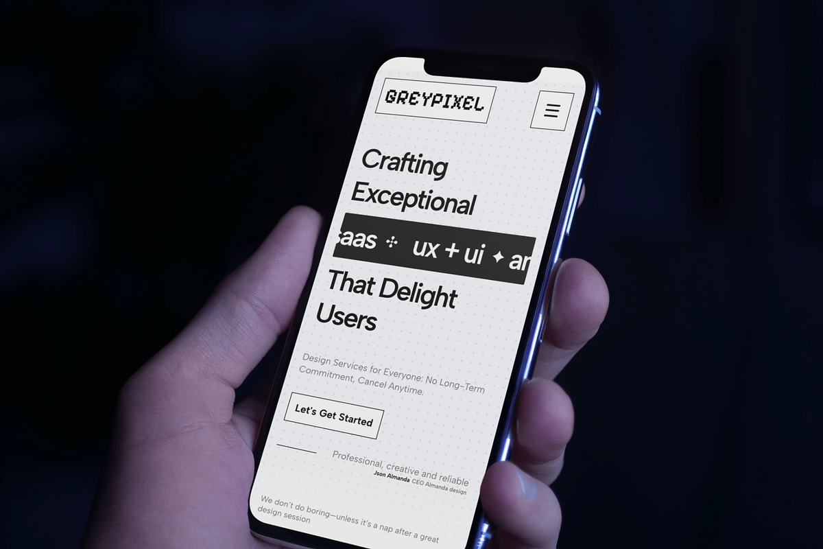 GreyPixel — Cleanest Agency Template, a Landing Page Template by Remix Framer (Photo 3 of 3)