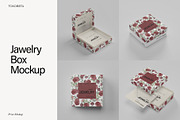 Jawelry Box Mockup, a Packaging Mockup by Tokobeta (Thumbnail 1 of 9)