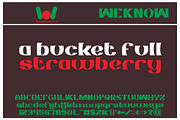 Monochrome font, a Font by weknow (Thumbnail 5 of 5)