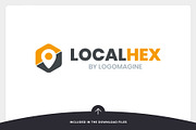 Local Hex Logo Template, a Branding & Logo Template by LOGOMAGINE (Thumbnail 13 of 16)