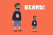 Pixel style guys 100% vector, an Illustration by Samoylov (Thumbnail 3 of 3)