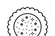 41 Christmas Feast Vector Icons, an Outline Icon by adenpinkstore (Thumbnail 18 of 21)