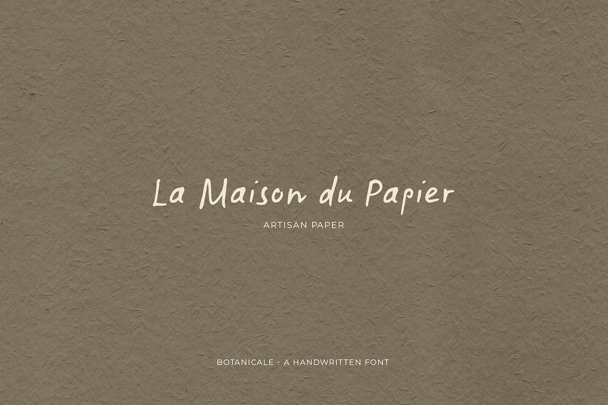 Botanicale | Handwritten Font, a Handwritten Font by type peace (Photo 12 of 18)